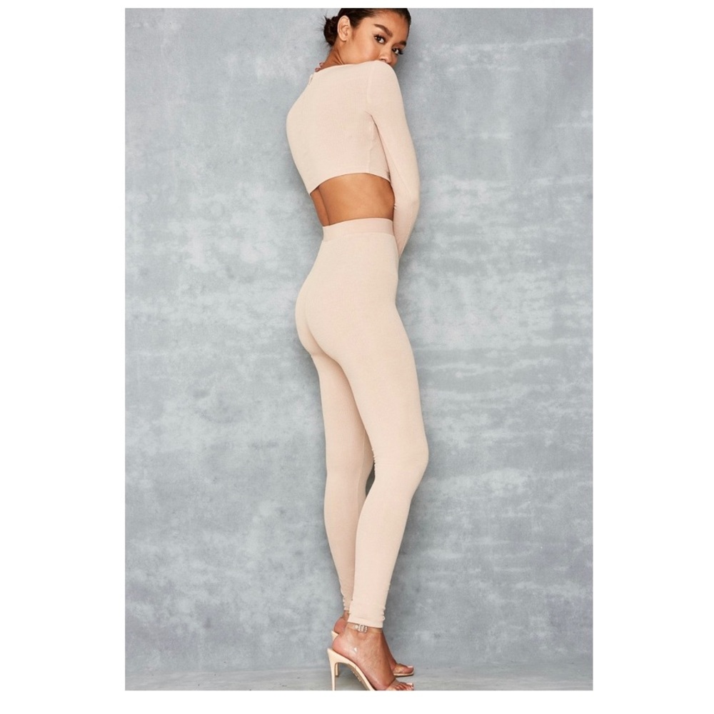 Mistress Rocks Two Piece Rib Knit Leggings Set - Picture 2 of 4